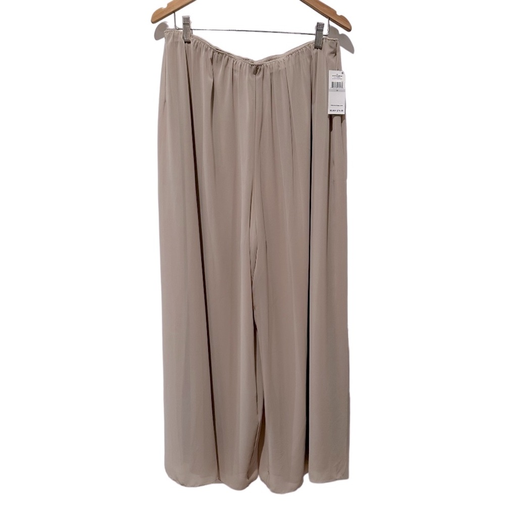 Alex Evenings Wide Leg Chiffon Pants NWT